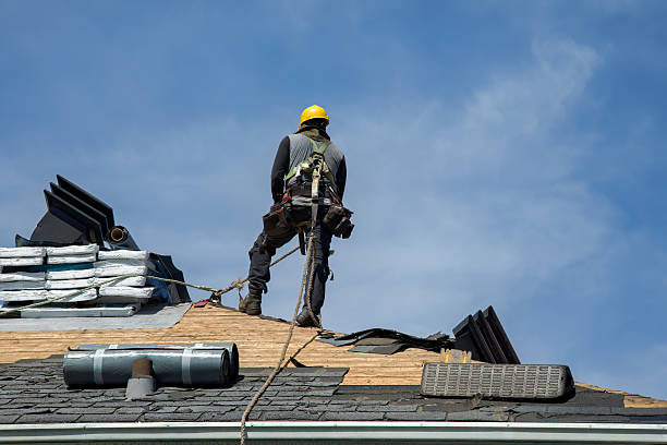 Professional Roof Replacement technician working in Maplewood, NJ
